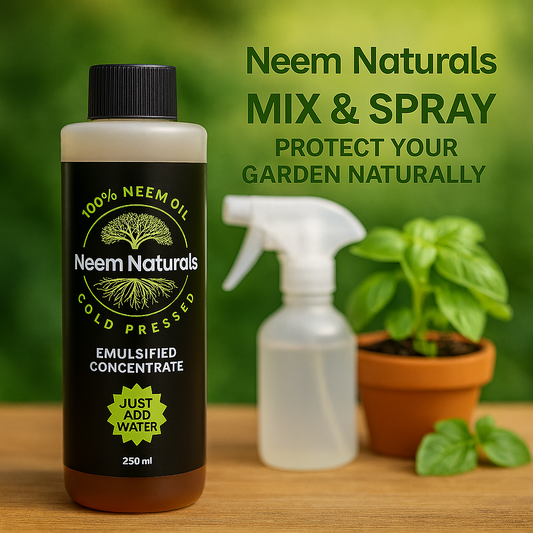 Neem Naturals Emulsified Cold Pressed Neem Oil Concentrate 250ml (Makes upto 50 L)