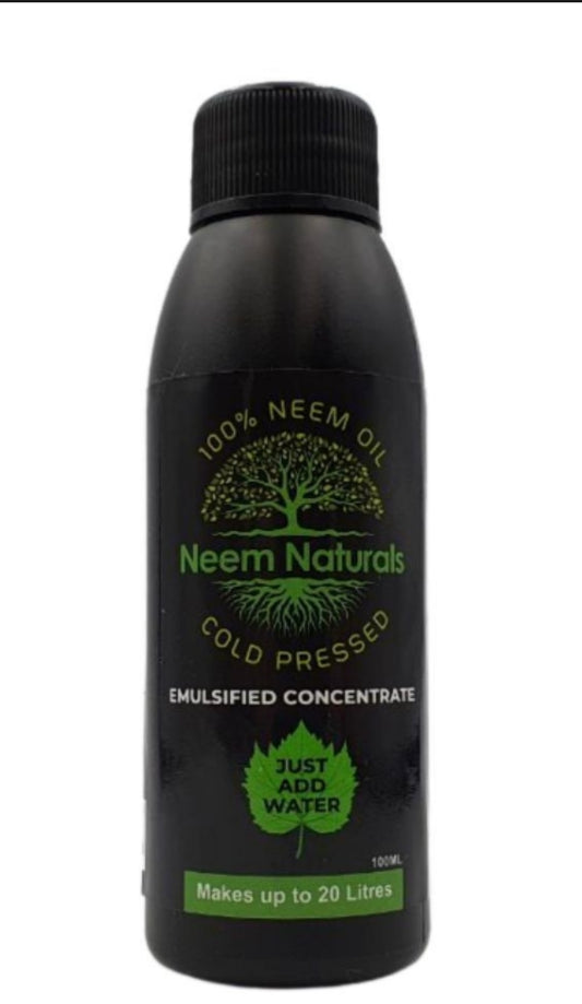 Neem Naturals Cold Pressed Neem Oil Emulsified Concentrate 100ml (makes upto 20L)