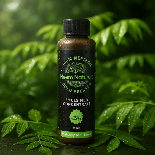 Neem Naturals Emulsified Cold Pressed Neem Oil Concentrate 250ml (Makes upto 50 L)